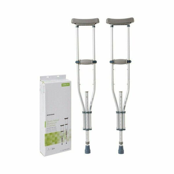 Mckesson Underarm Crutches, 4ft 6in - 6ft 6 in 146-RTL10433